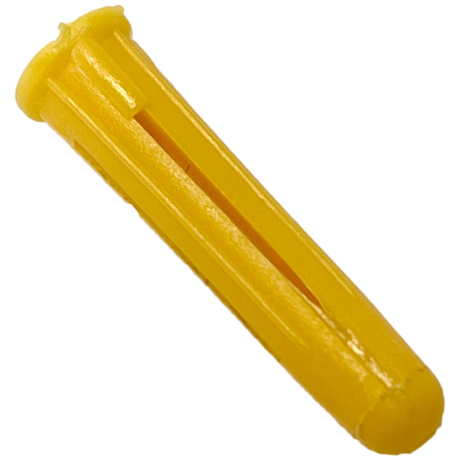 ForgeFix Expansion Wall Plugs Yellow Plastic 1000 Pack