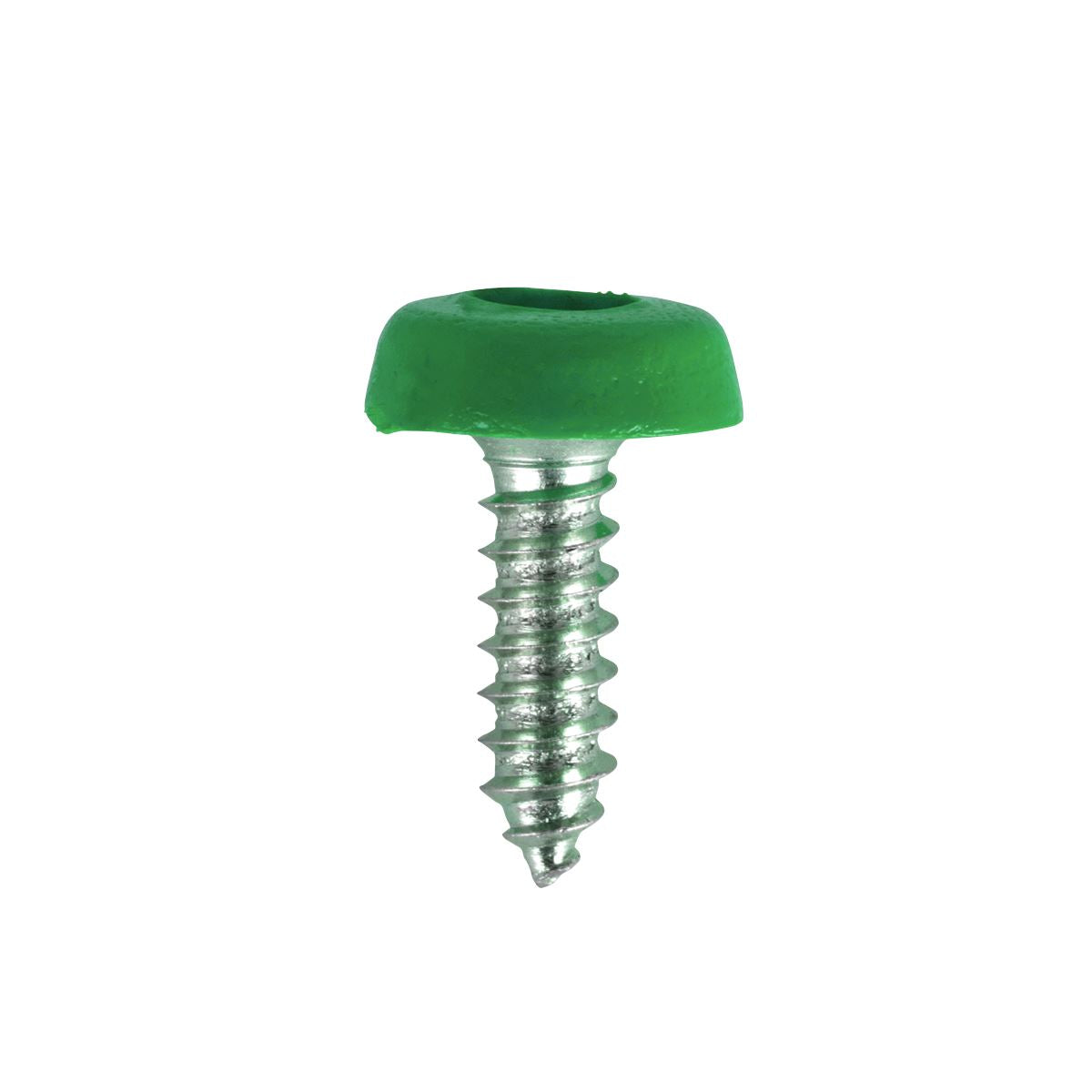 Sealey Green Numberplate Screws 4.8 x 18mm - Pack of 50