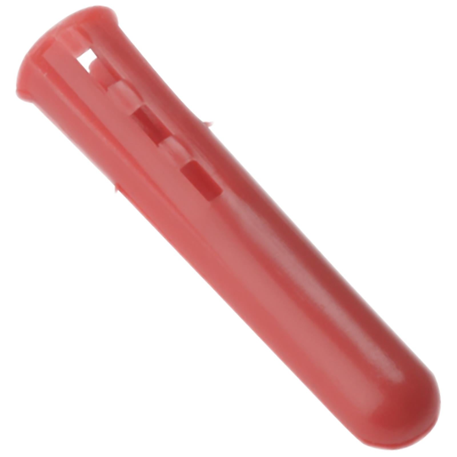ForgeFix Expansion Wall Plugs Red Plastic 100 Pack