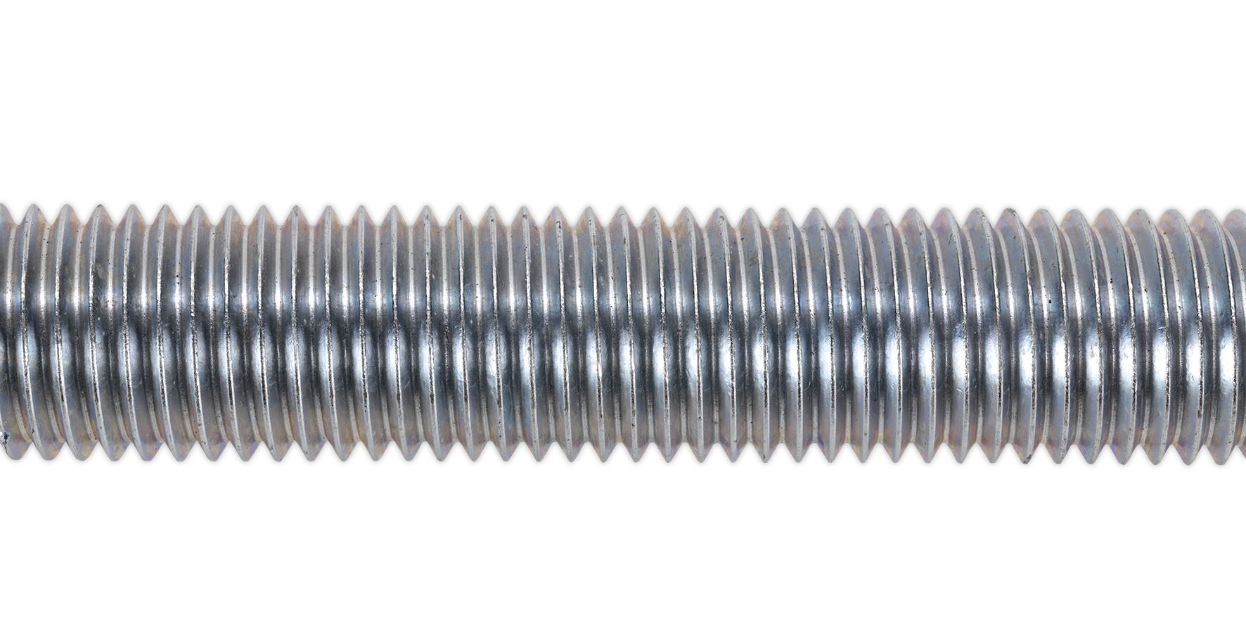 Sealey M6-24 1m Studding Threaded Bar Zinc Plated