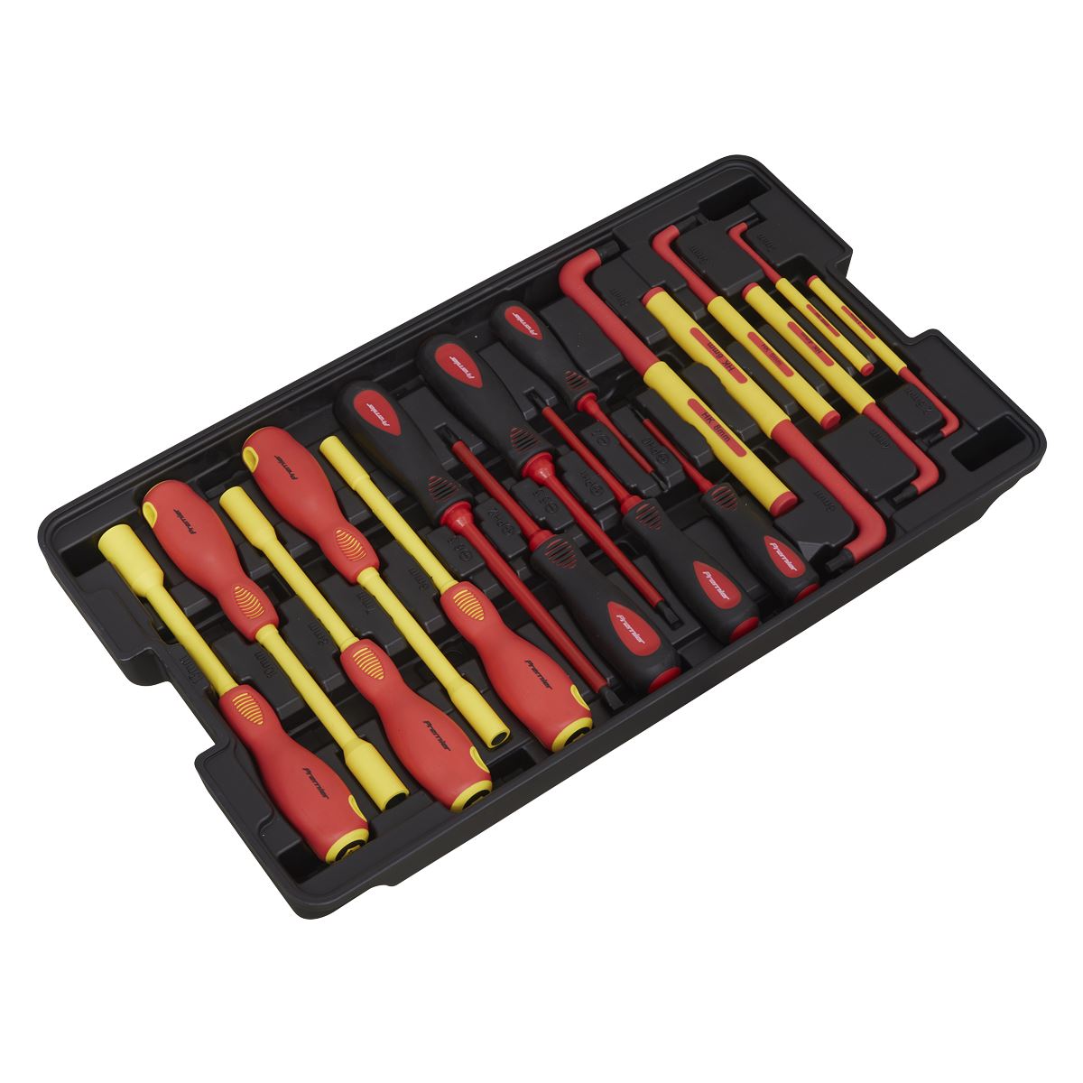 Sealey Premier 1000V Insulated Tool Kit 1/2"Sq Drive 49pc