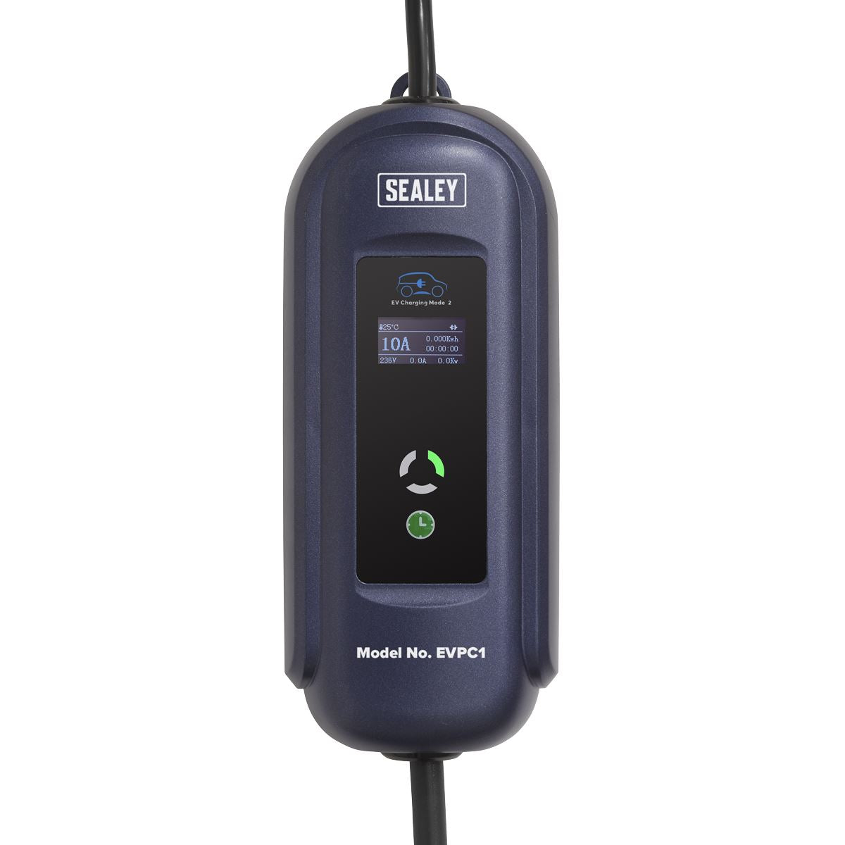 Sealey Portable EV Charger Type 1 to UK 10A (2.3KW) 5m Cable