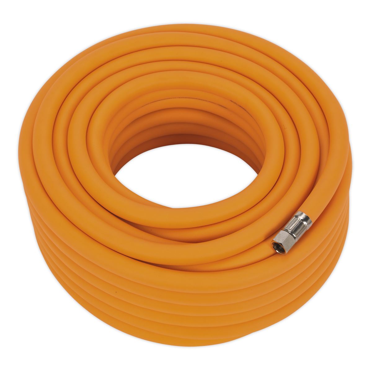 Sealey 20m x Ø10mm Hybrid High Visibility Air Hose with 1/4" BSP Unions