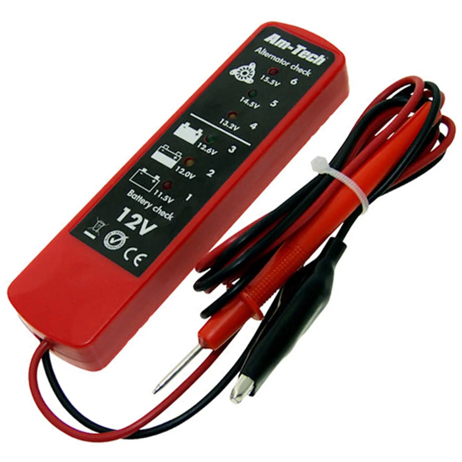 Amtech 12V Battery and Alternator Tester
