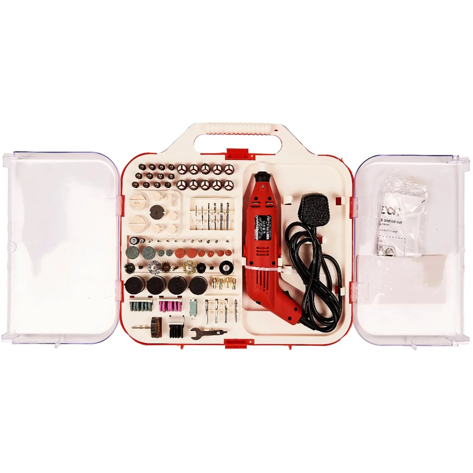 Amtech 162 Piece Mini Rotary Drill and Accessory Set in Case