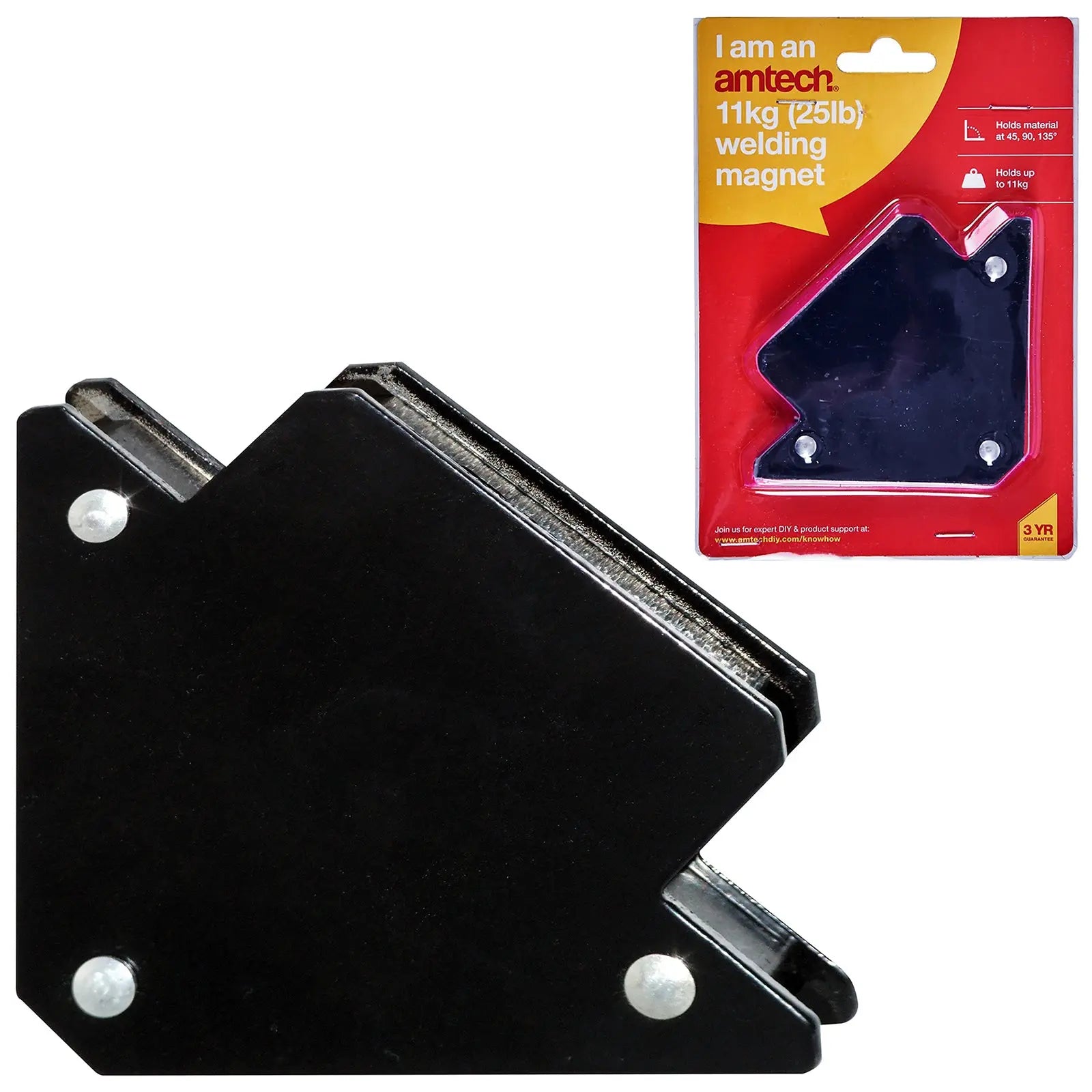 Amtech 25lb Magnetic Welding Arrow Weld Holder