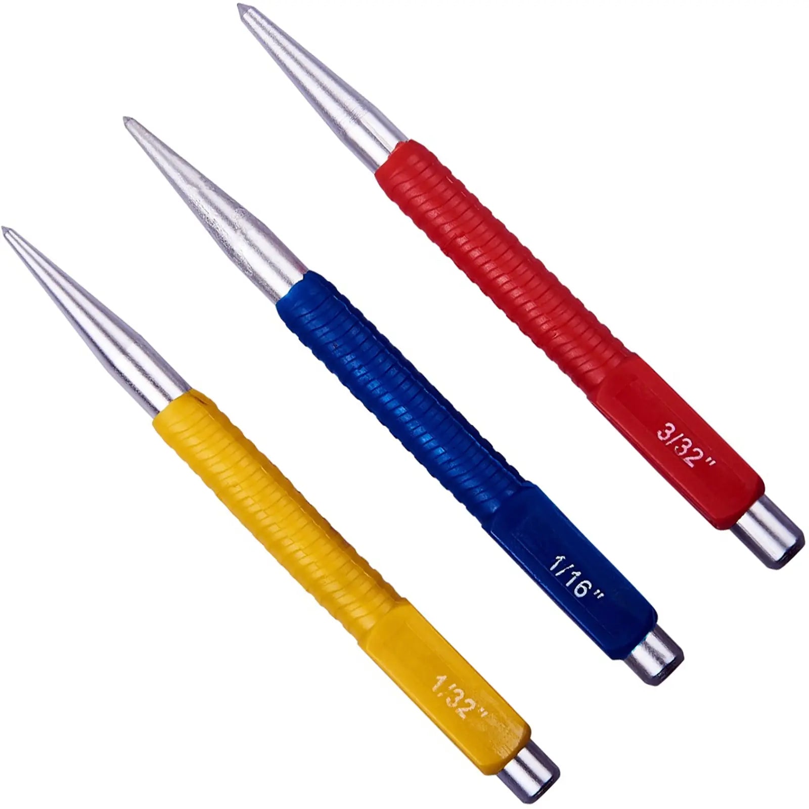 Amtech 3 Piece Colour Coded Centre Punch Set