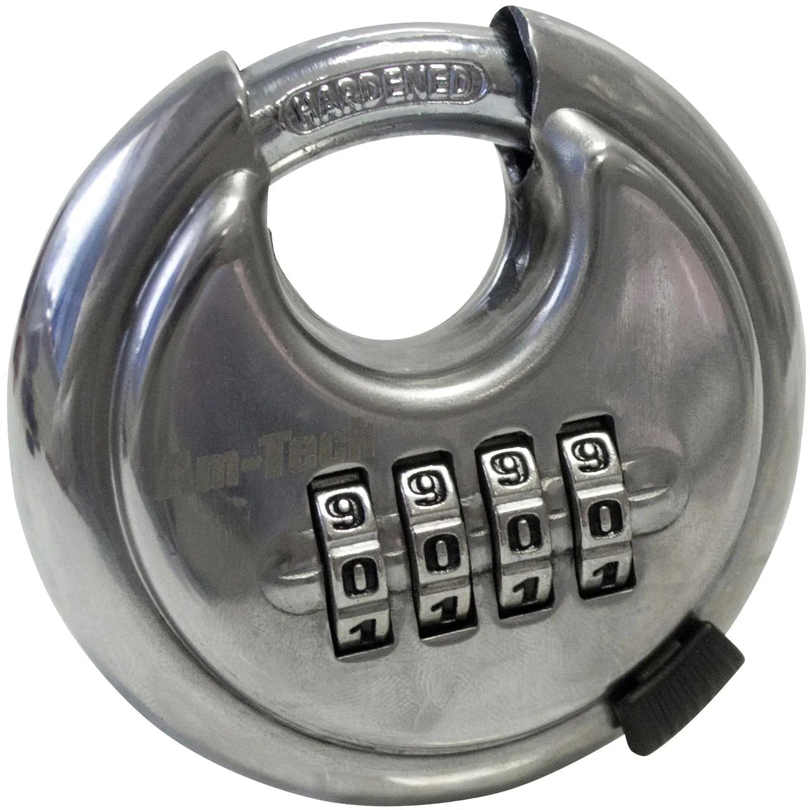 Amtech 70mm 4 Digit Combination Security Disc Padlock
