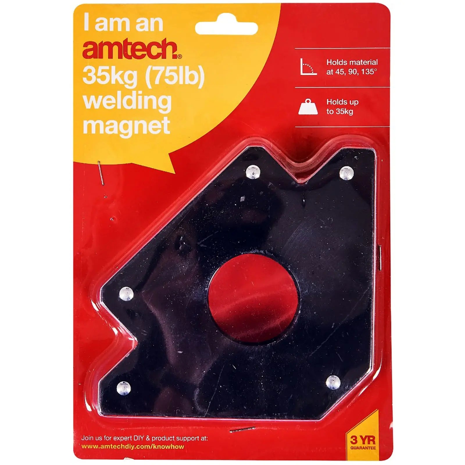 Amtech 75lb Magnetic Welding Arrow Weld Holder