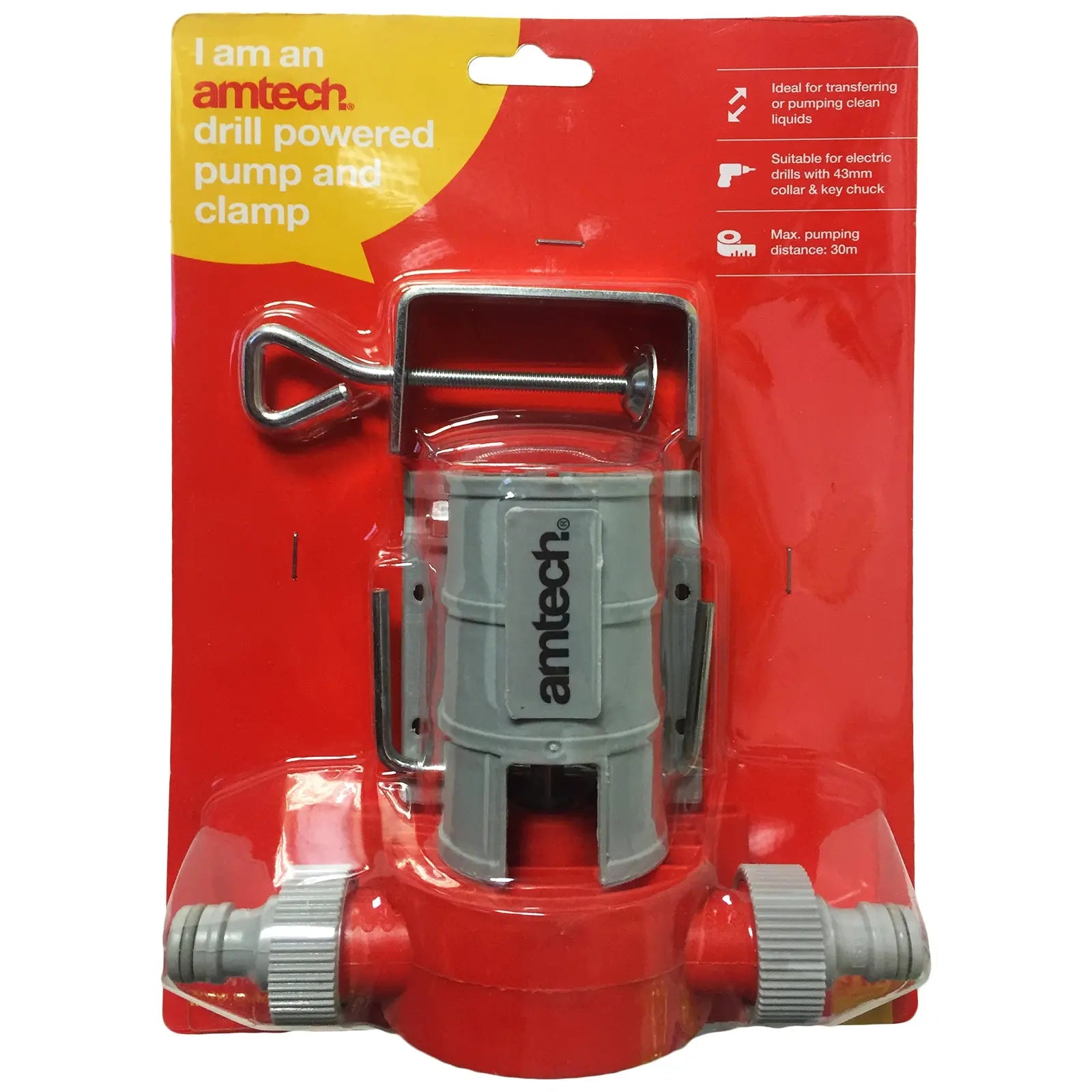 Amtech Drill Powered Water Pump