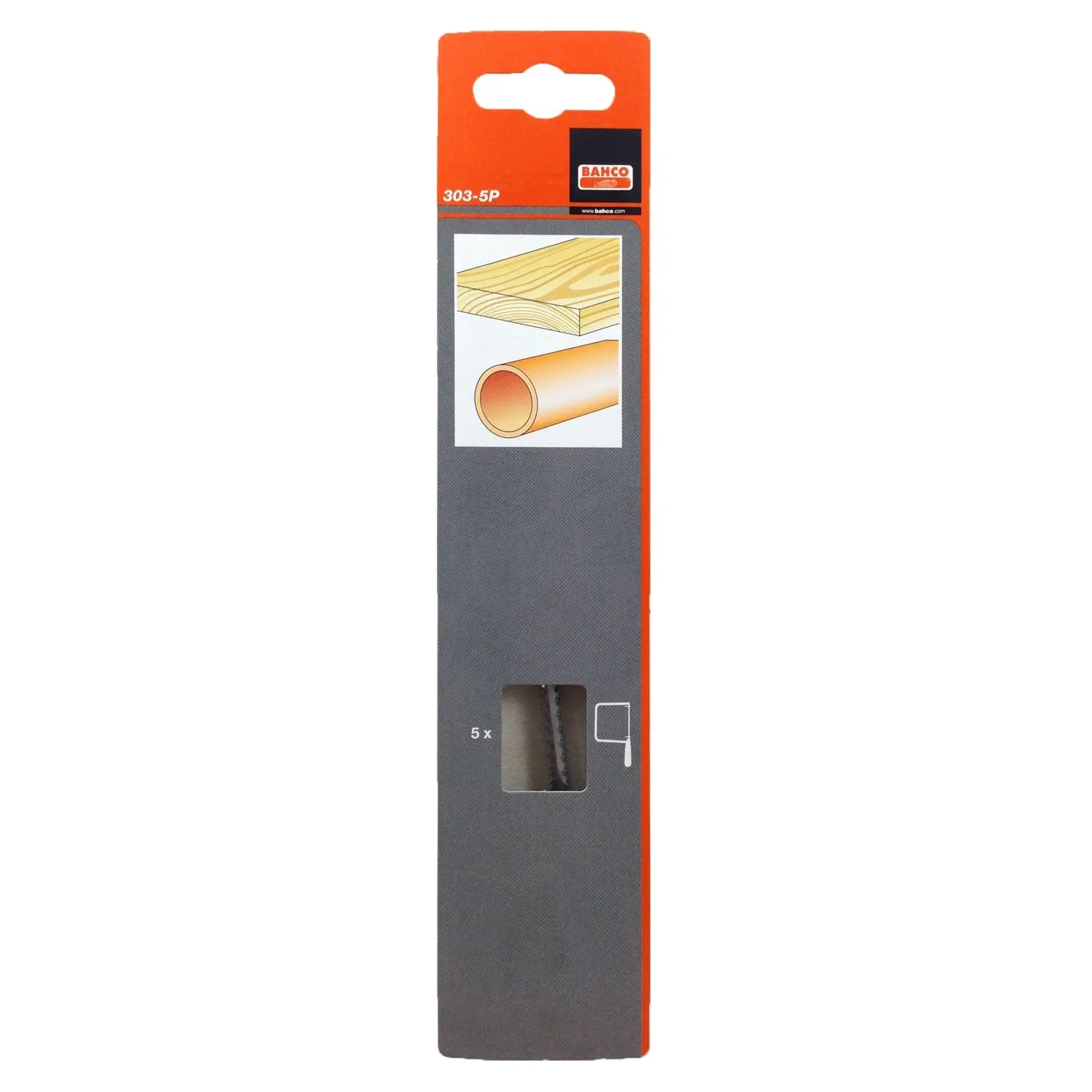 Bahco 5 Pack 165mm Coping Saw Blades 14TPI