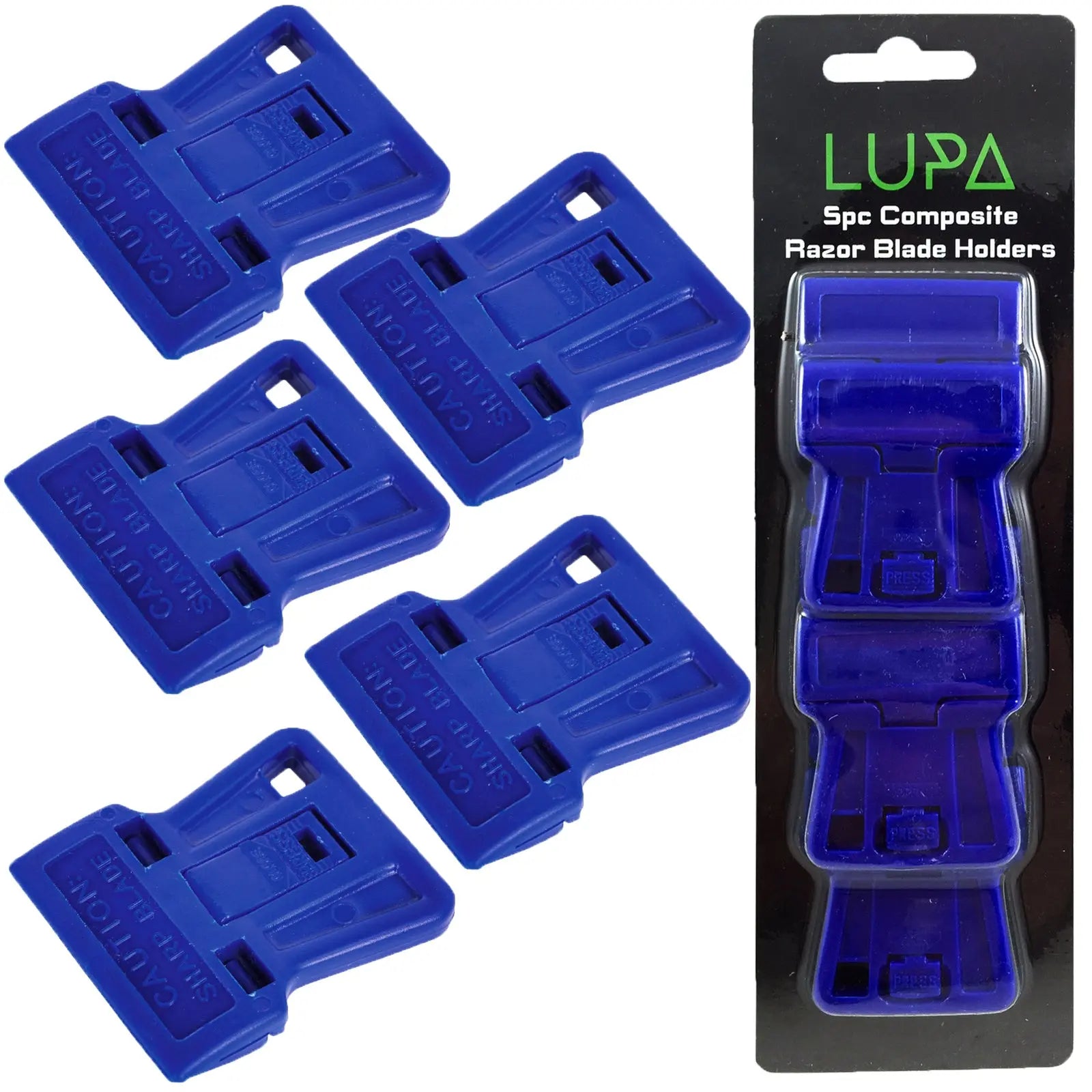 LUPA 5 Piece Composite Razor Blade Holders