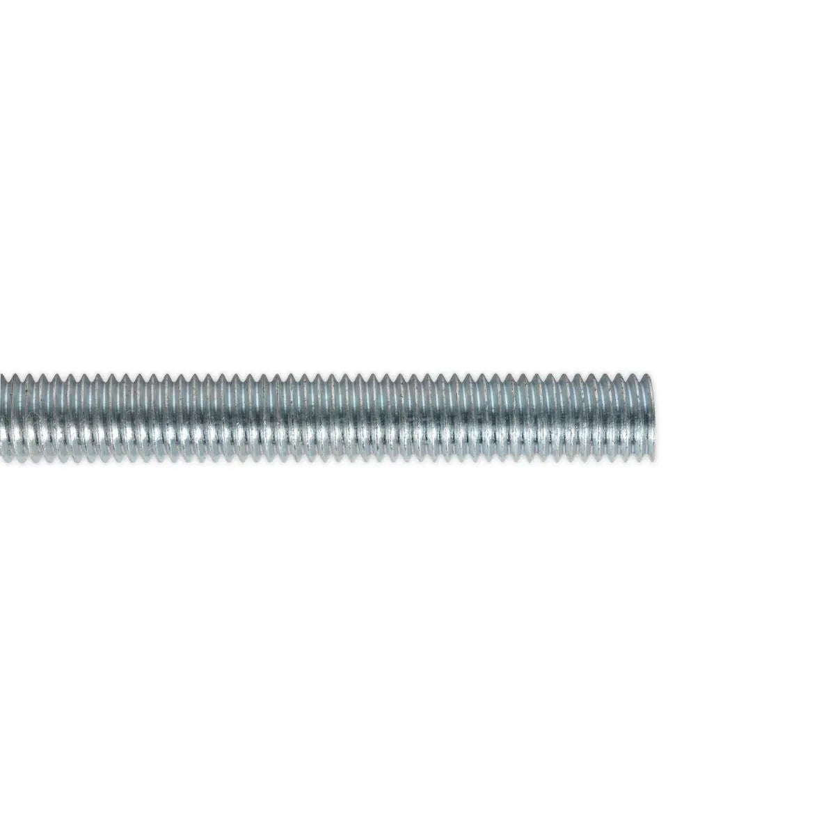 Sealey M6-24 1m Studding Threaded Bar Zinc Plated