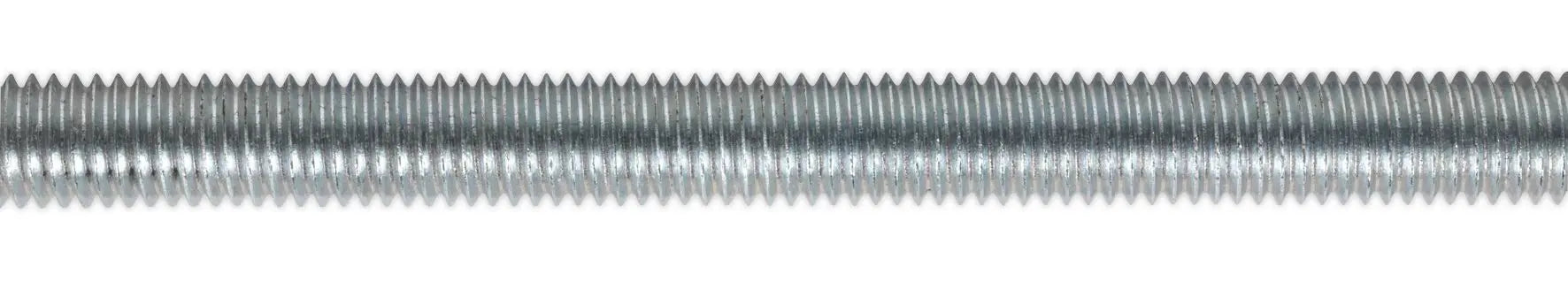 Sealey M6-24 1m Studding Threaded Bar Zinc Plated