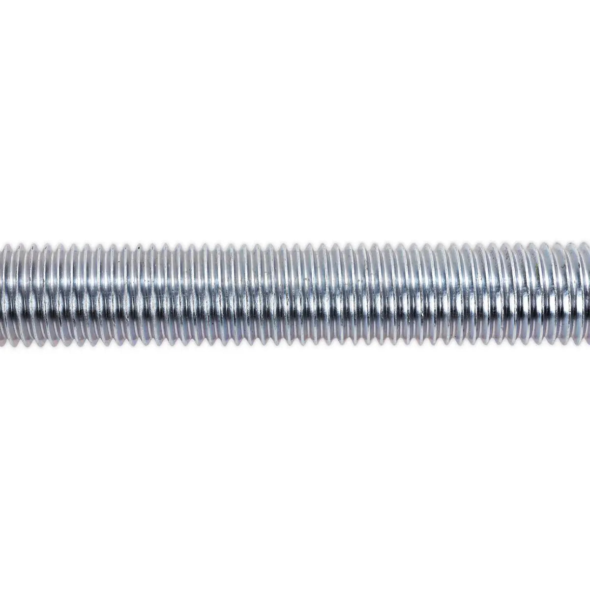 Sealey M6-24 1m Studding Threaded Bar Zinc Plated