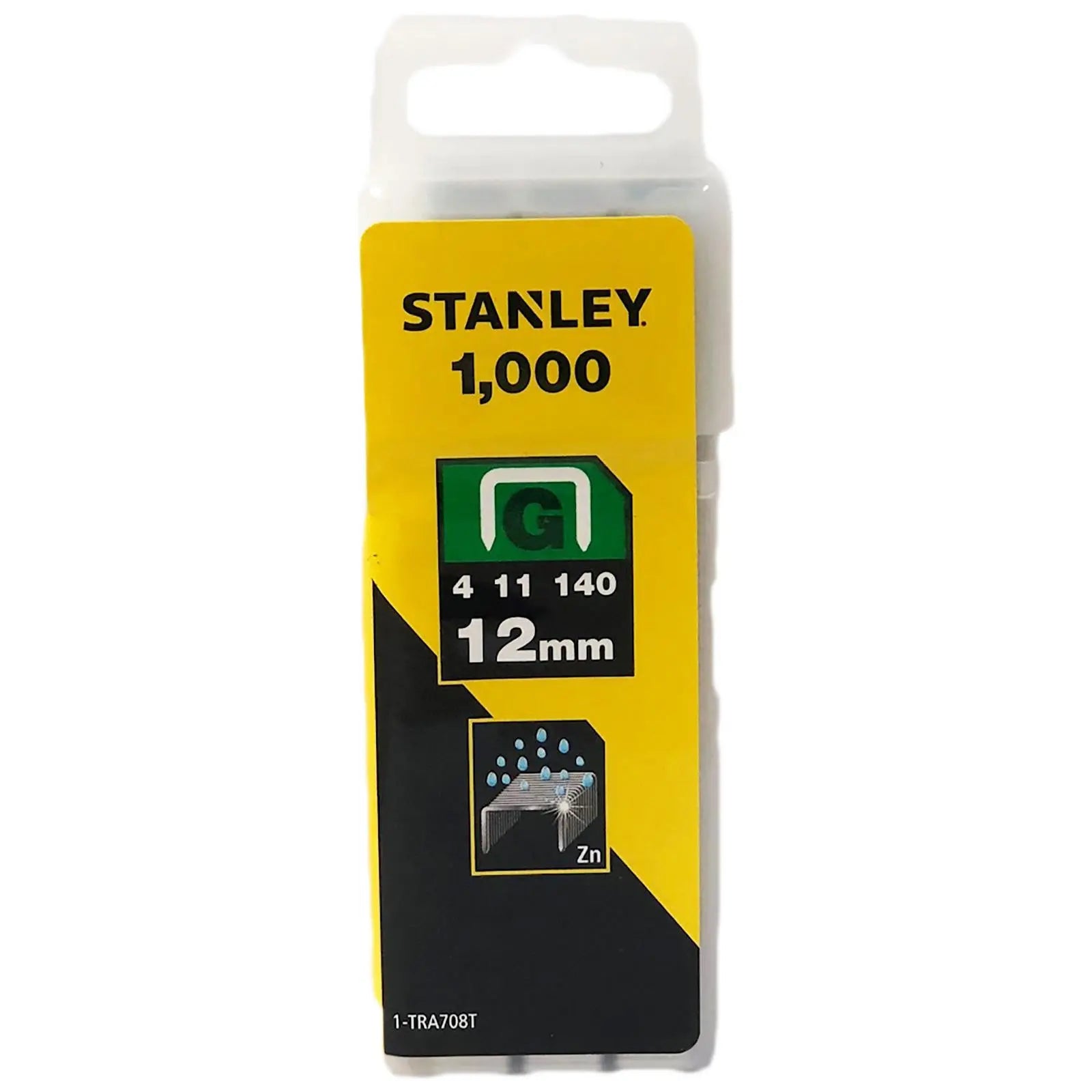 Stanley 1000 Piece Heavy Duty SharpShooter Staples Type G 4/11/140