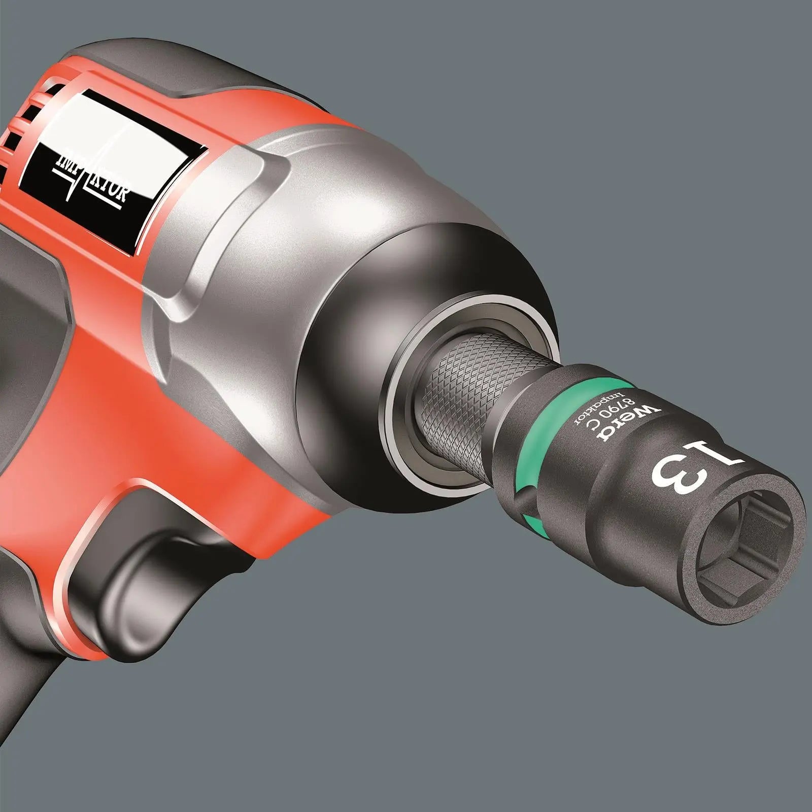 Wera Impact Socket Set 1/2" Drive 9 Piece 13-21mm 6 Point Belt C Impaktor 1