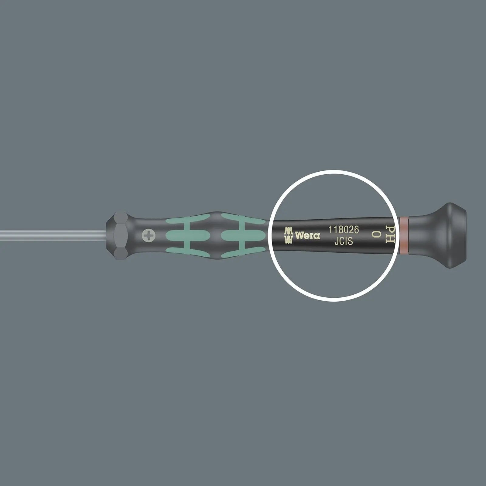 Wera Precision Screwdriver Set 12 Piece Kraftform Micro 12 Universal 1 for Electronic Applications White Rose Tools
