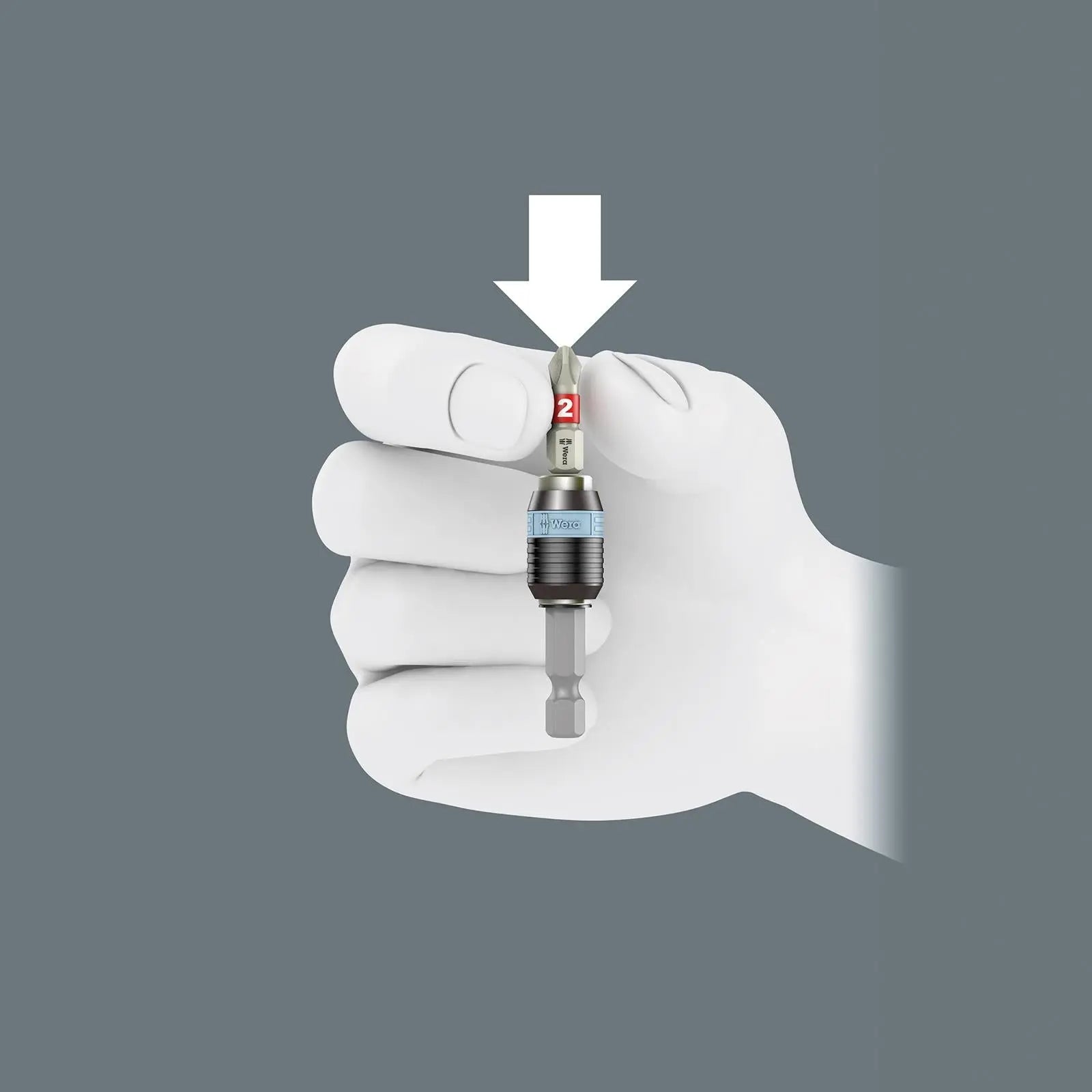 Wera Screwdriver Bit Set Bit Check 10 Stainless Steel 1 SB 10 Piece with Bit Holder White Rose Tools