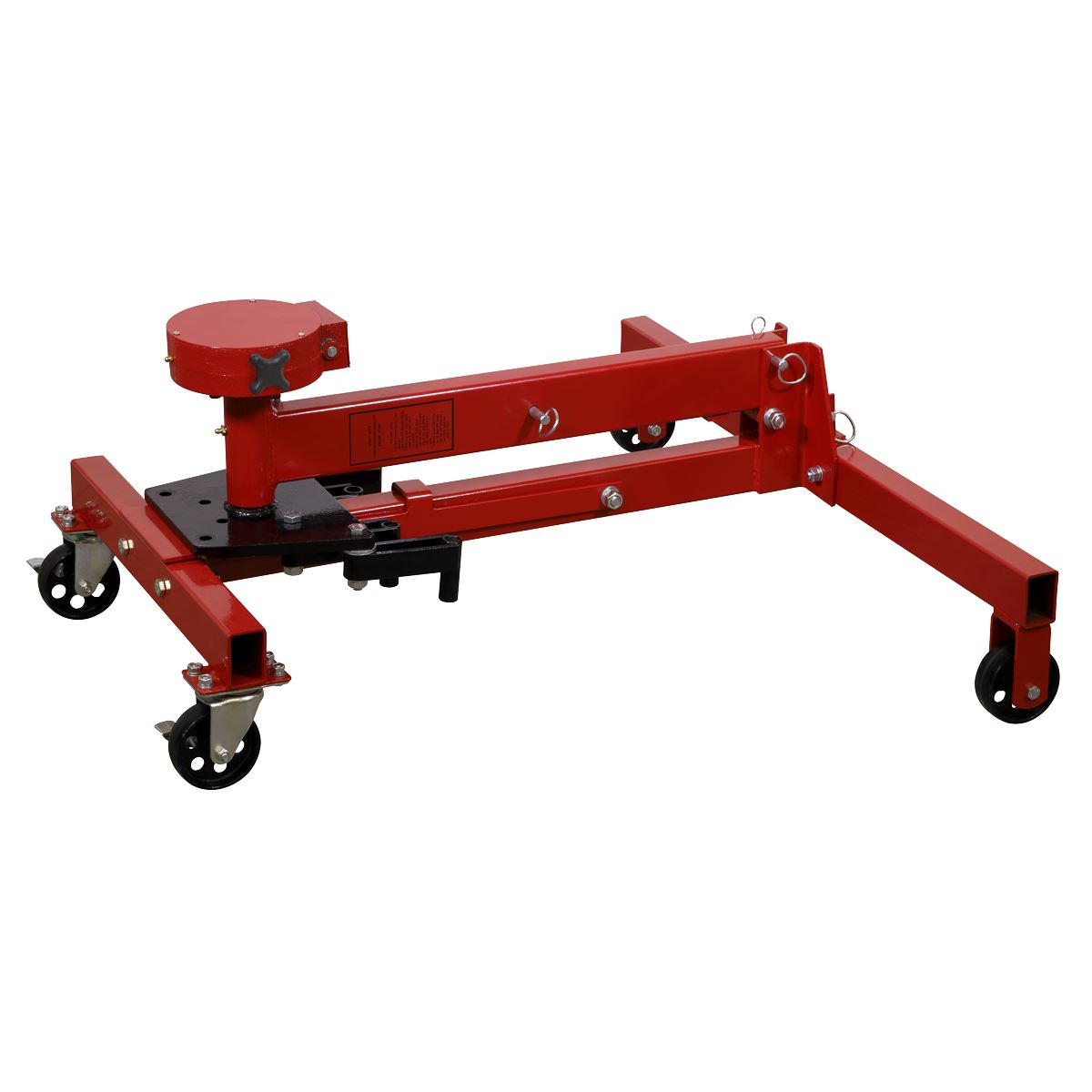 Sealey Folding 360º Rotating Engine Stand with Geared Handle Drive 450kg Capacity