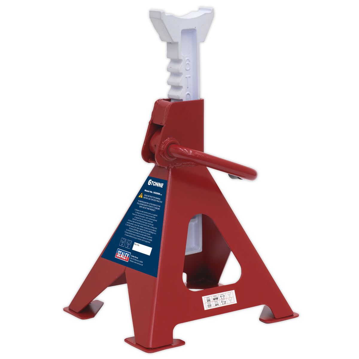 Sealey Ratchet Type Axle Stands (Pair) 6 Tonne Capacity per Stand