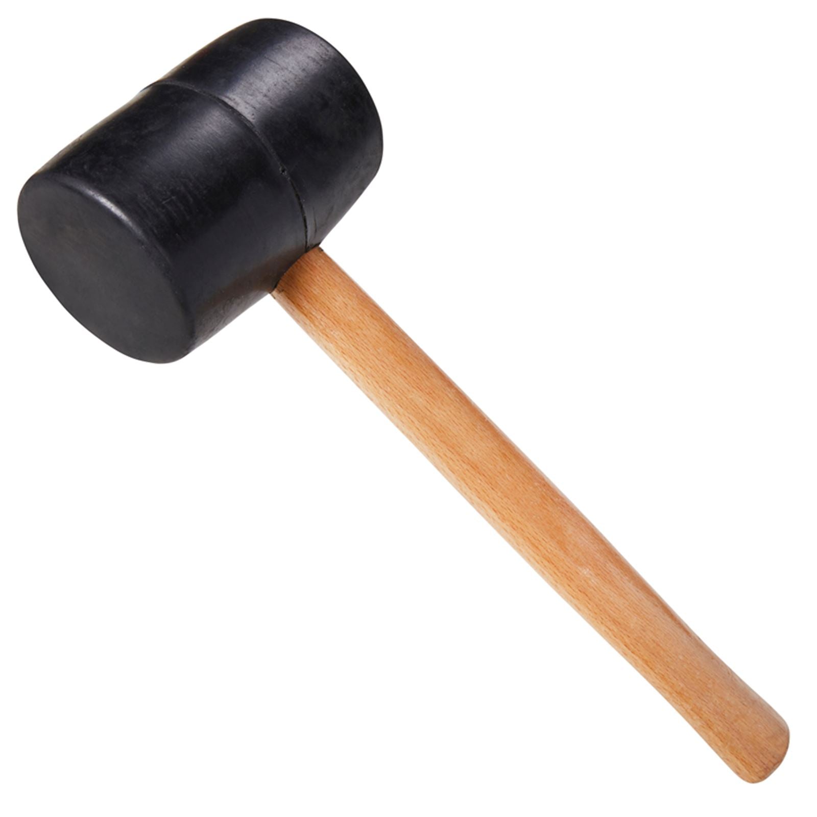 BlueSpot Black Rubber Mallet With Wooden Handle 32oz