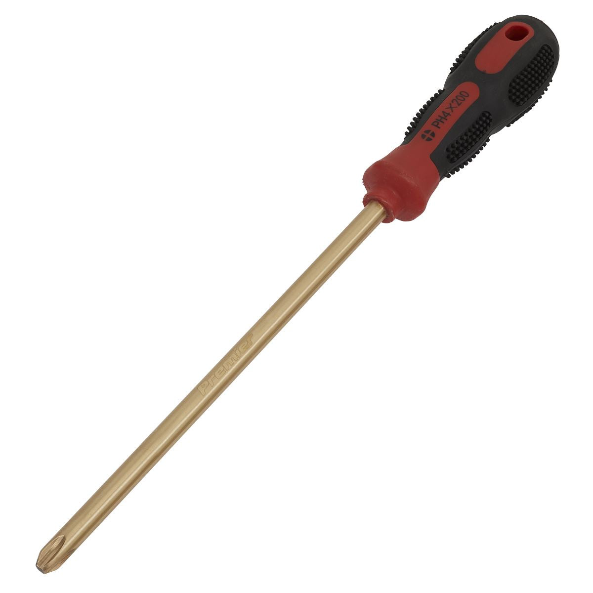 Sealey Premier Screwdriver Phillips #4 x 200mm - Non-Sparking