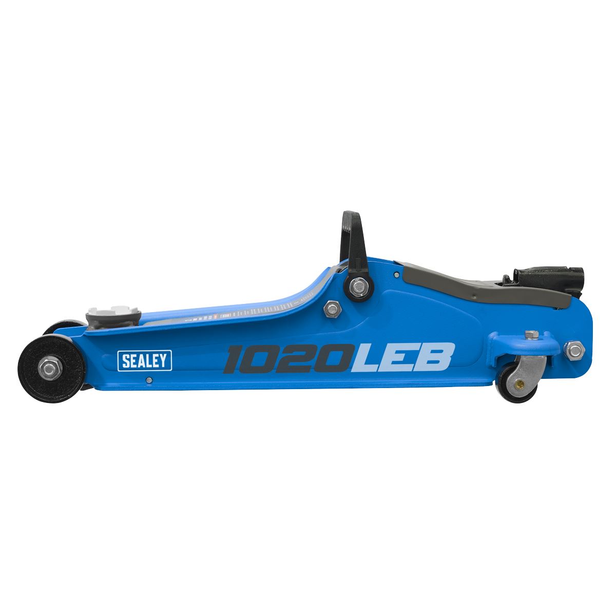Sealey Trolley Jack 2tonne Low Entry Short Chassis - Blue