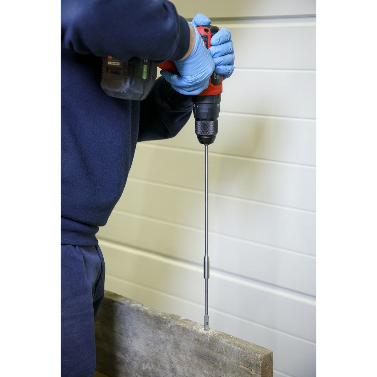 Worksafe by Sealey Flat Wood Bit Extension 300mm