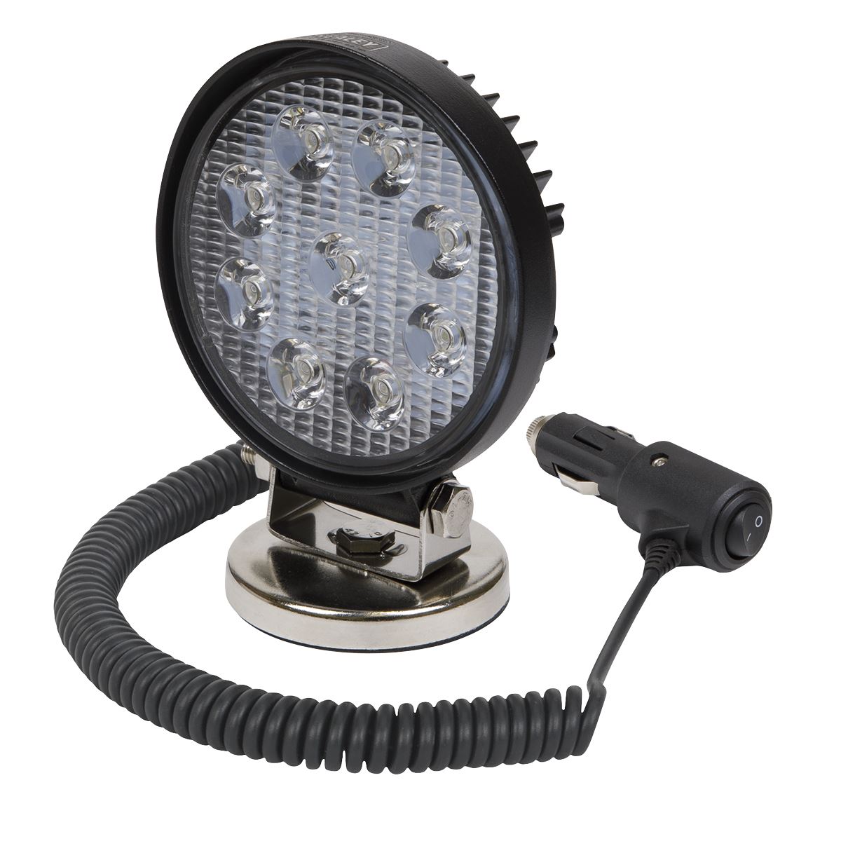 Sealey Round Worklight with Magnetic Base 27W SMD LED