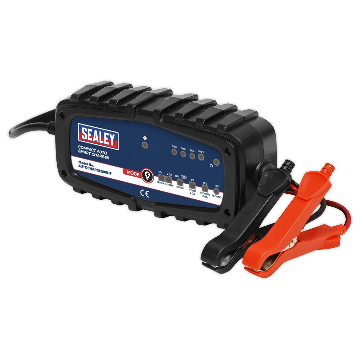 Sealey Compact Auto Smart Charger & Maintainer 2A 6/12V