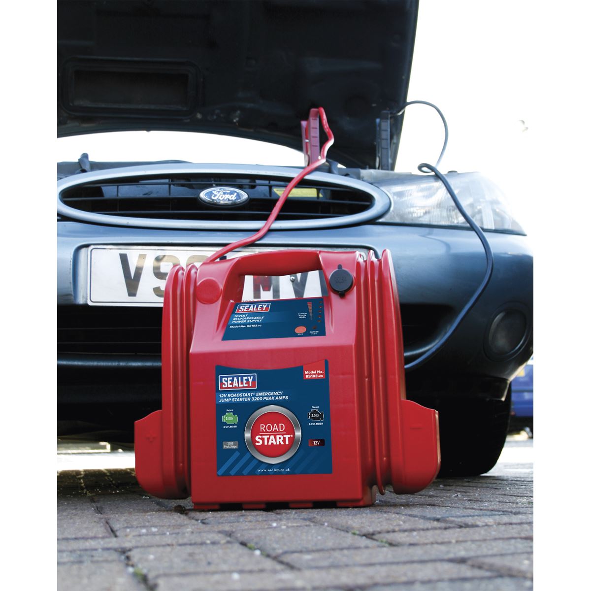 Sealey RoadStart® Emergency Jump Starter 12V 3200 Peak Amps