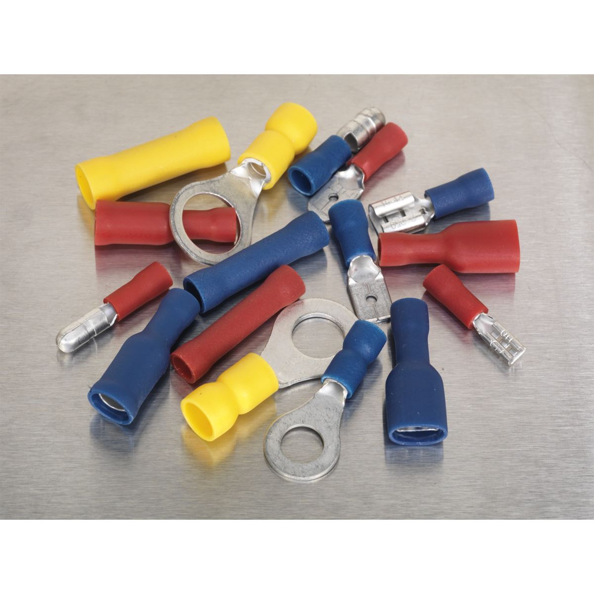 Sealey Crimp Terminal Assortment 200pc Blue, Red & Yellow