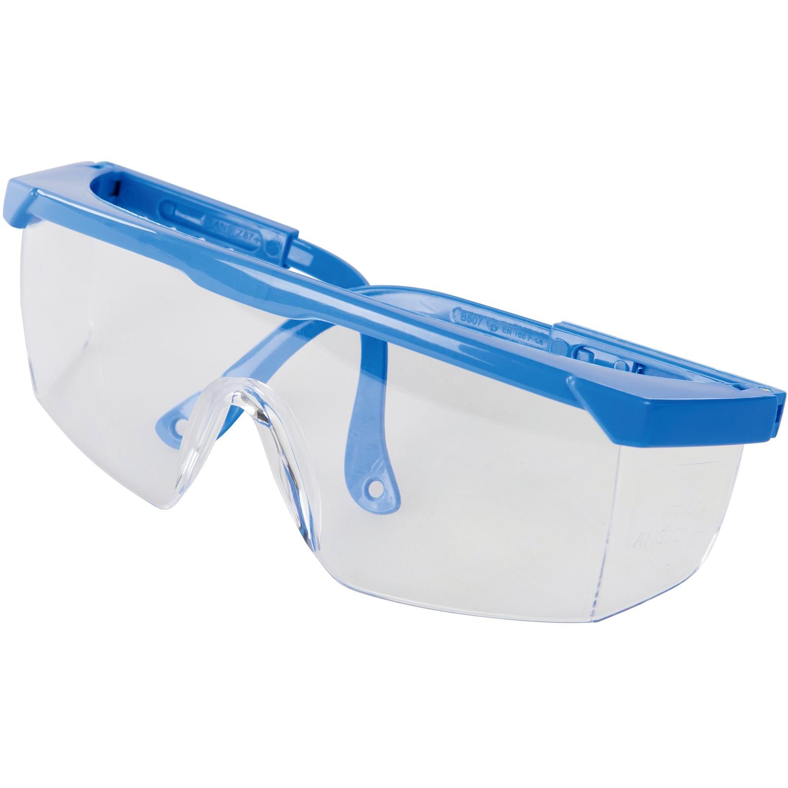 Silverline Clear Safety Glasses Goggles Eye Protection Eyewear Wraparound