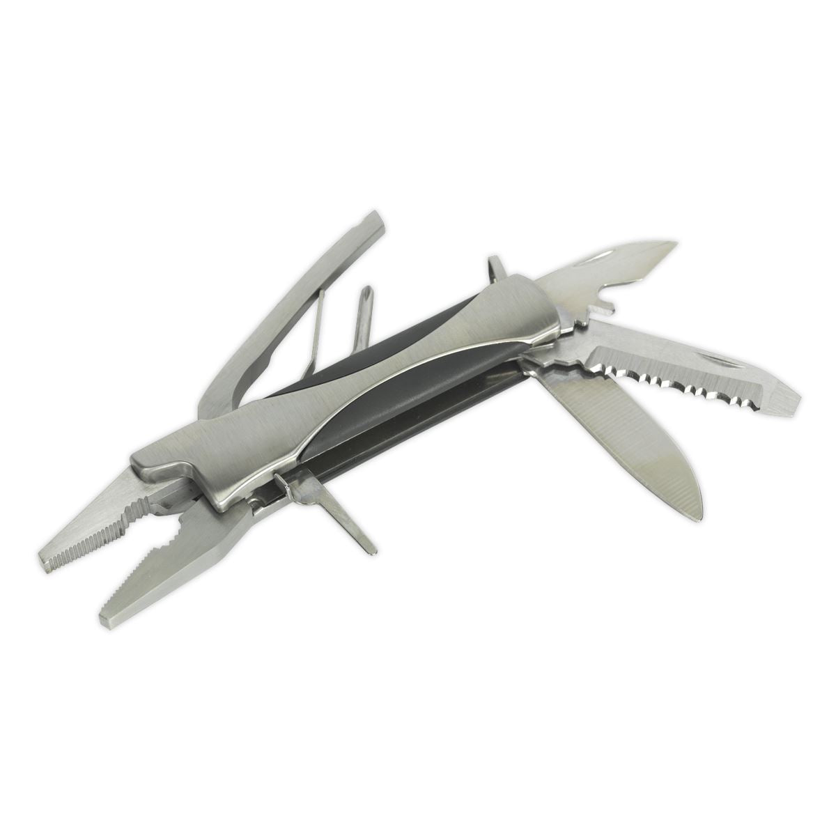 Sealey 10 Function Multi Tool Stainless Steel Lightweight Pocket