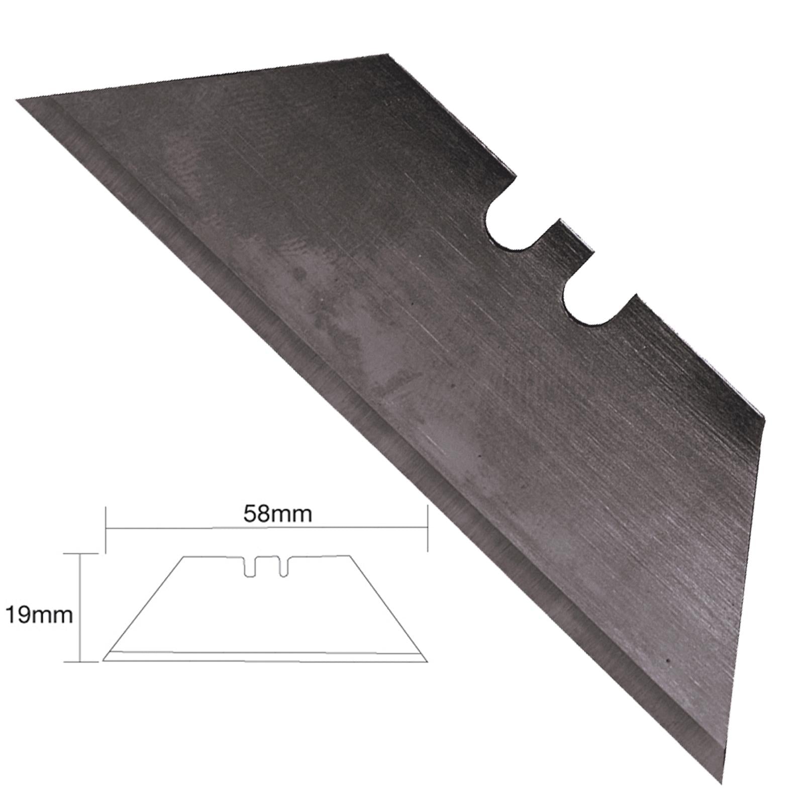 Silverline Utility Knife Blades 0.6mm 10pk (CT09)