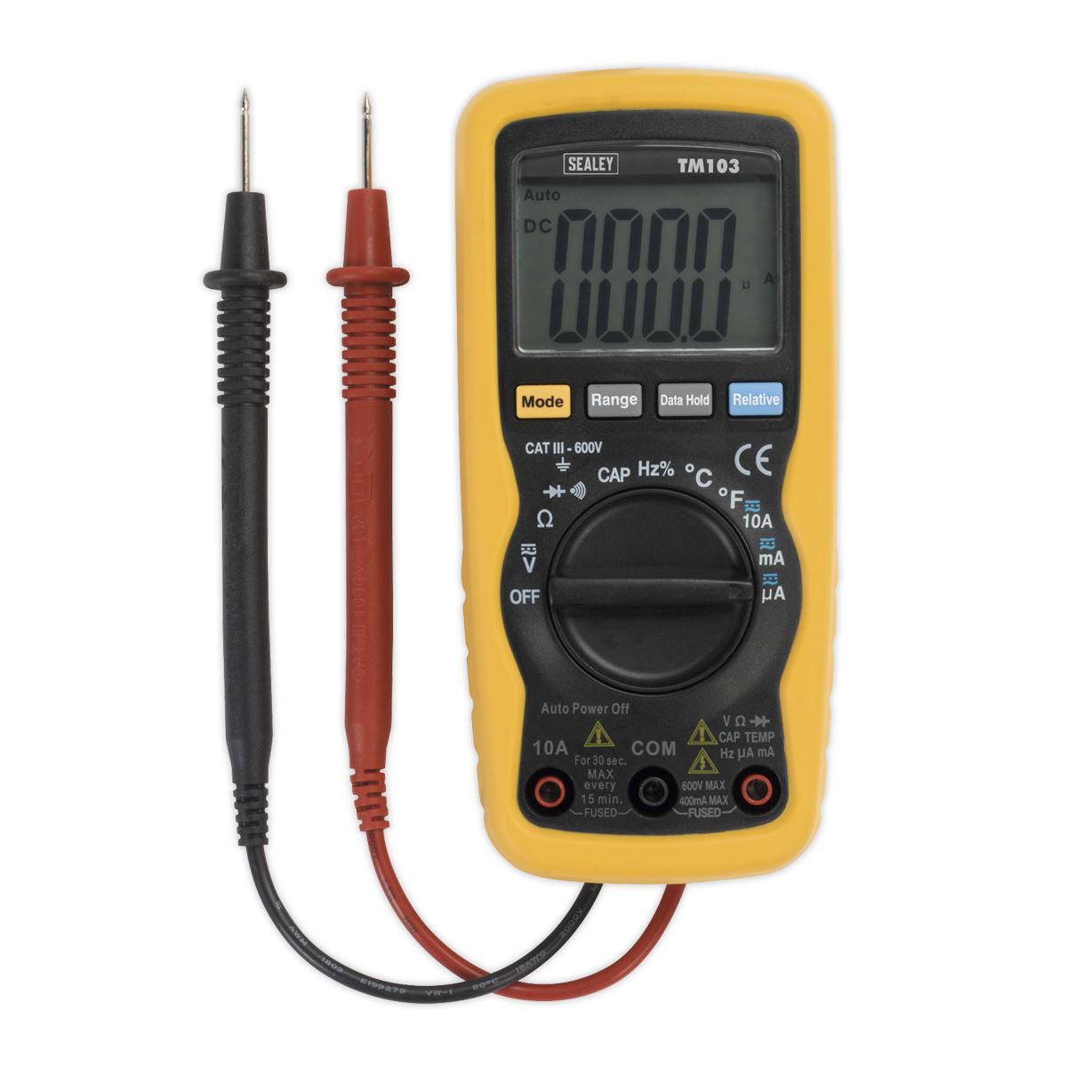 Sealey Professional Auto-Ranging Digital Multimeter - 11-Function