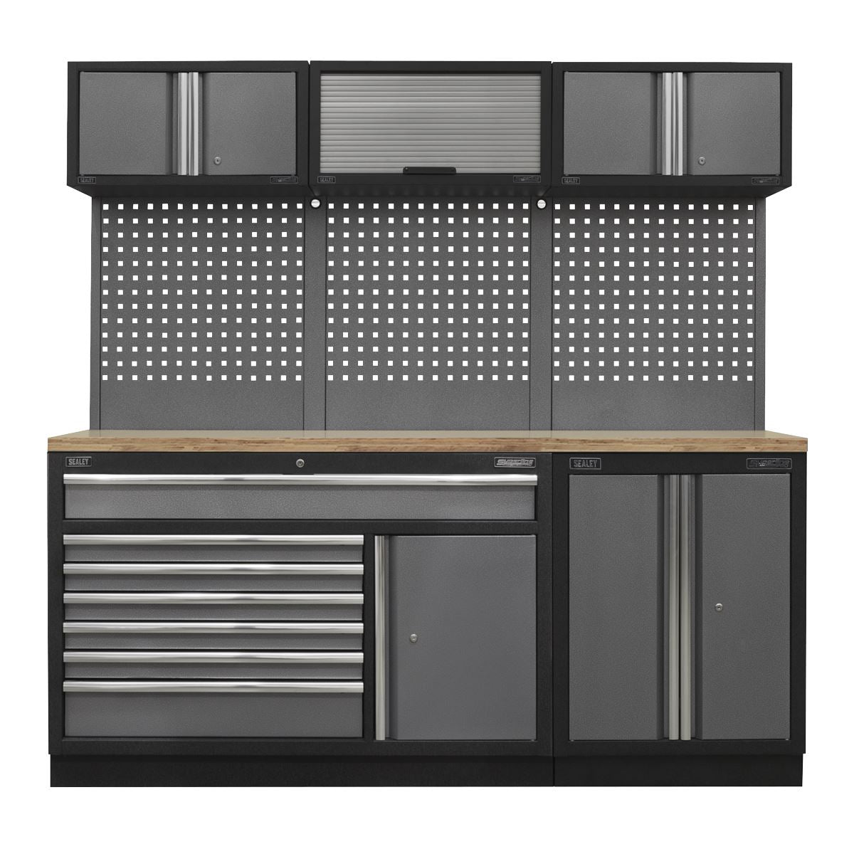 Sealey Superline Pro Superline PRO® 2.04m Storage System - Pressed Wood Worktop