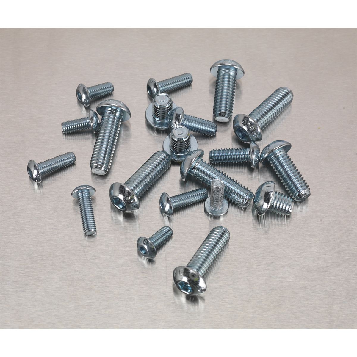 Sealey Socket Screw Assortment 108pc DIN 912 M5-M10 Button Head High Tensile 10.9 Metric