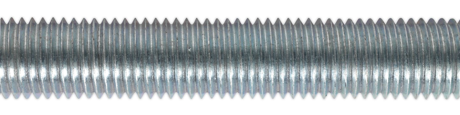Sealey M6-24 1m Studding Threaded Bar Zinc Plated