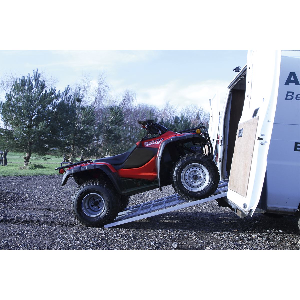 Sealey Motorcycle/Trike/ATV & Mini Tractor Ramp Wide Tri-Fold 680kg Capacity