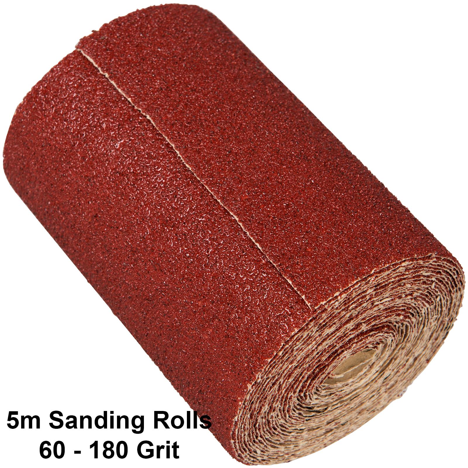 Silverline 5m Aluminium Oxide Sanding Roll 60-180 Grit