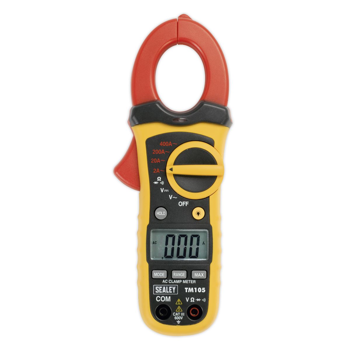 Sealey Professional Auto-Ranging Digital Clamp Meter NCVD - 6-Function