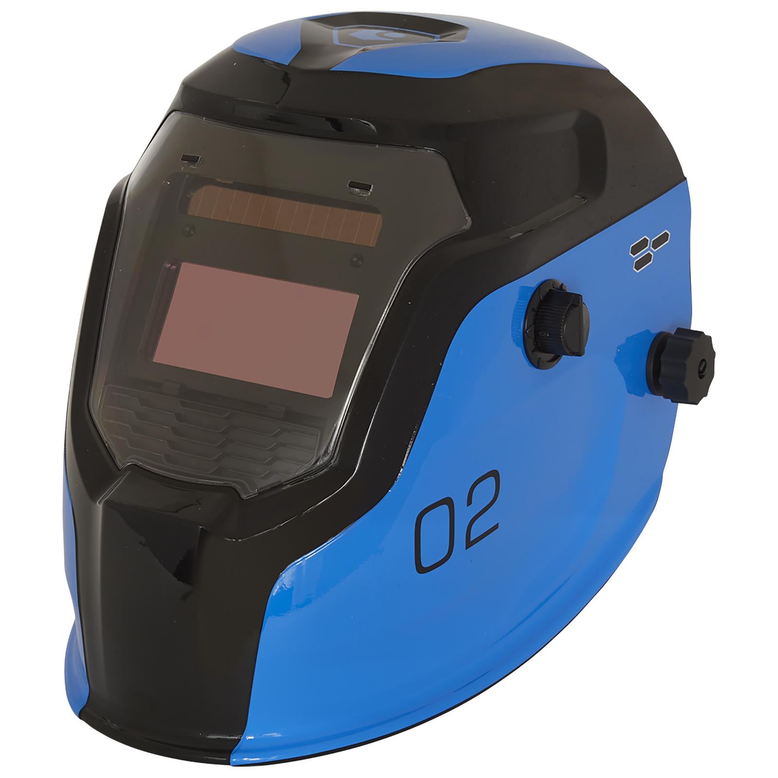 Sealey Auto Darkening Welding Helmet Shade 9-13 Blue