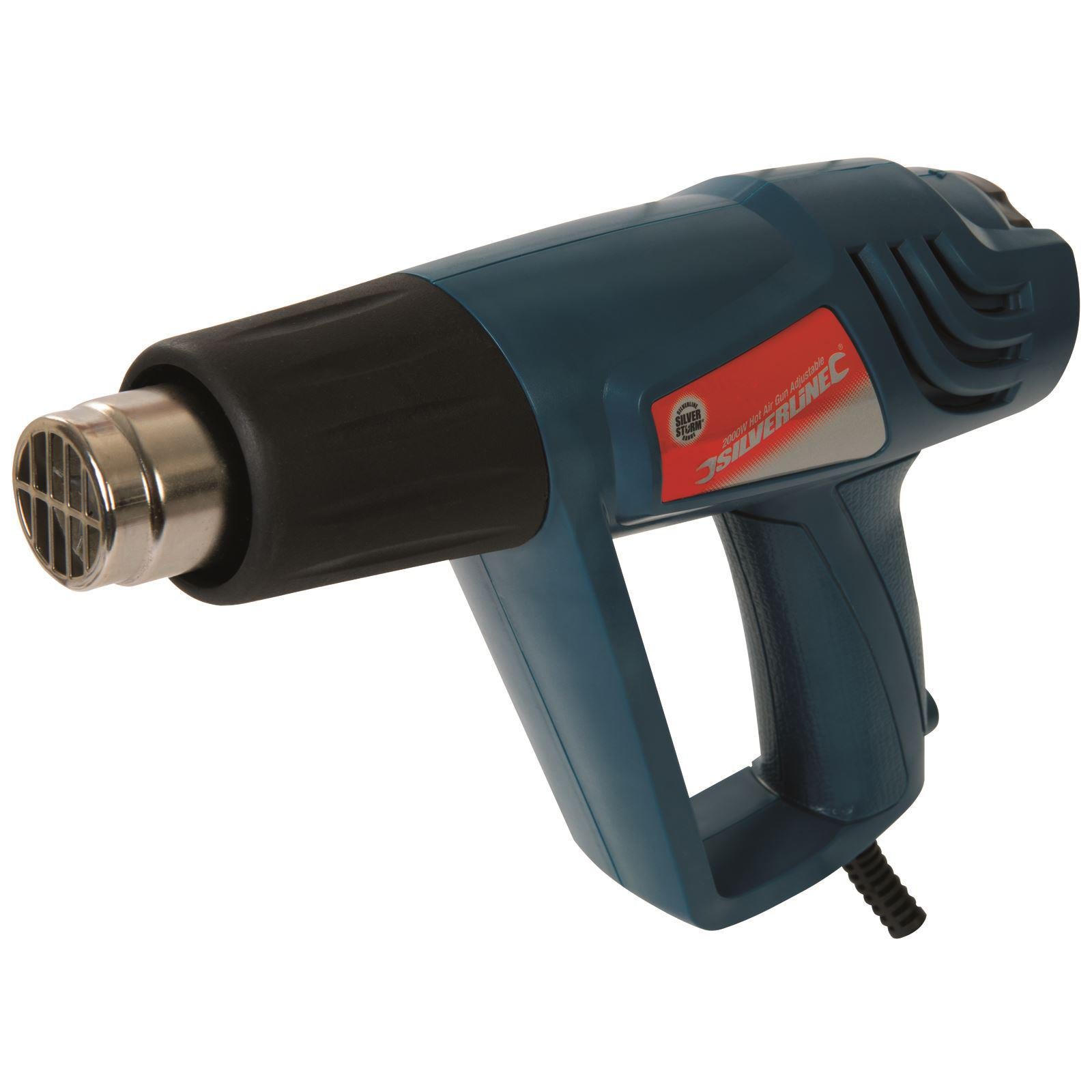 Silverline 2000w Silverstorm Hot Air Gun Wallpaper Paint Stripper 4 Nozzle