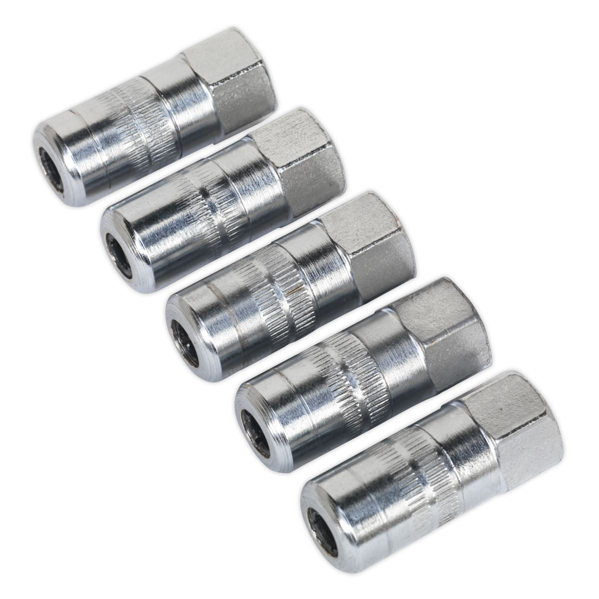 Sealey Hydraulic Connector 4-Jaw Heavy-Duty 1/8"BSP Pack of 5