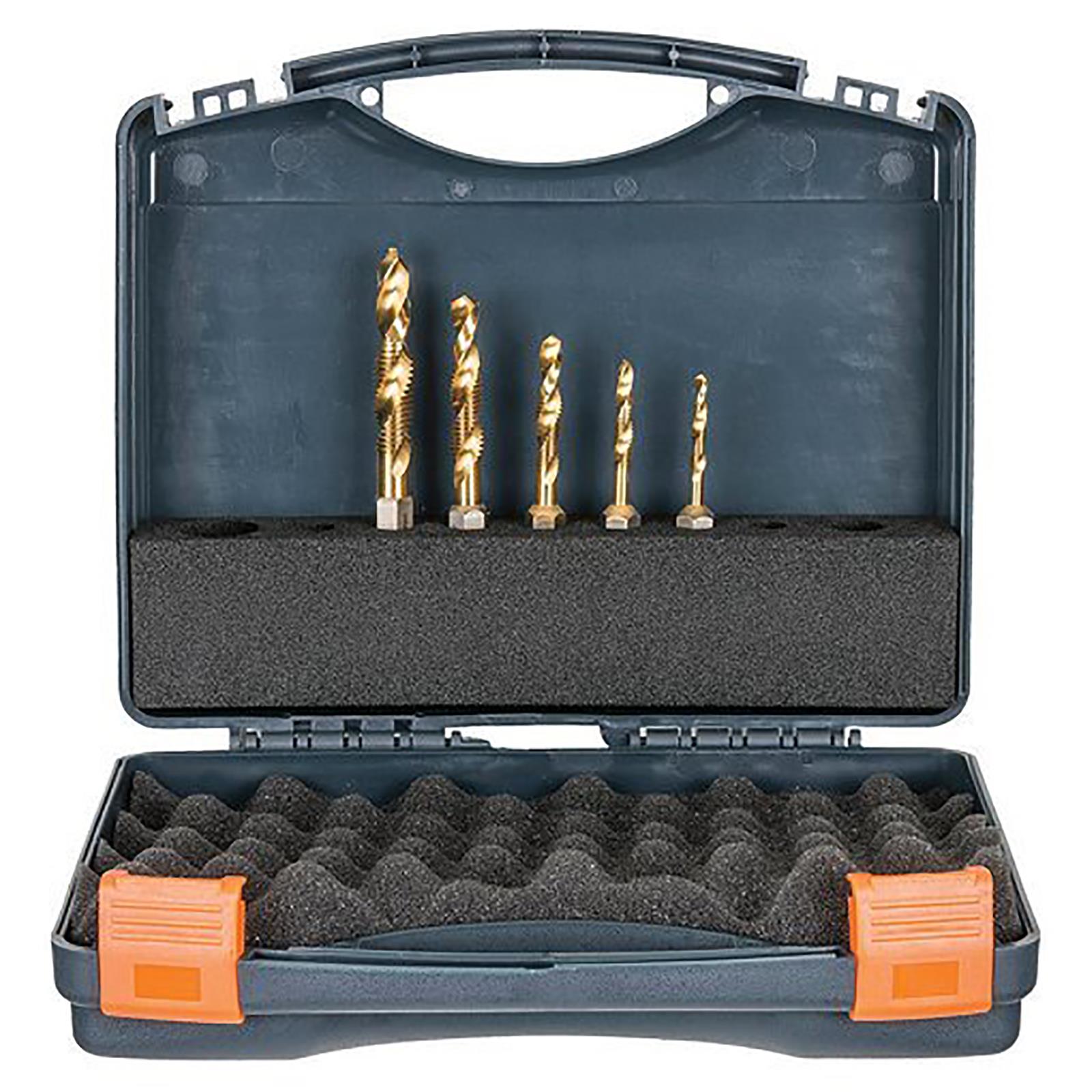 HMT VersaDrive Impacta Drill Tap Set 5 Piece Metric Coarse M5 M6 M8 M10 M12