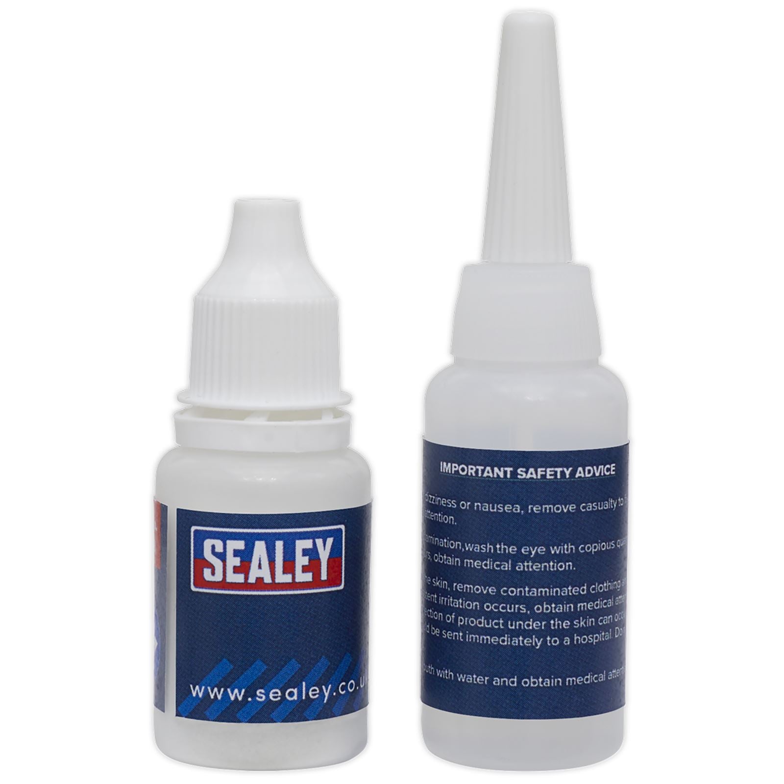 Sealey Fast Fix Filler and Adhesive Two Part Repair System Grey