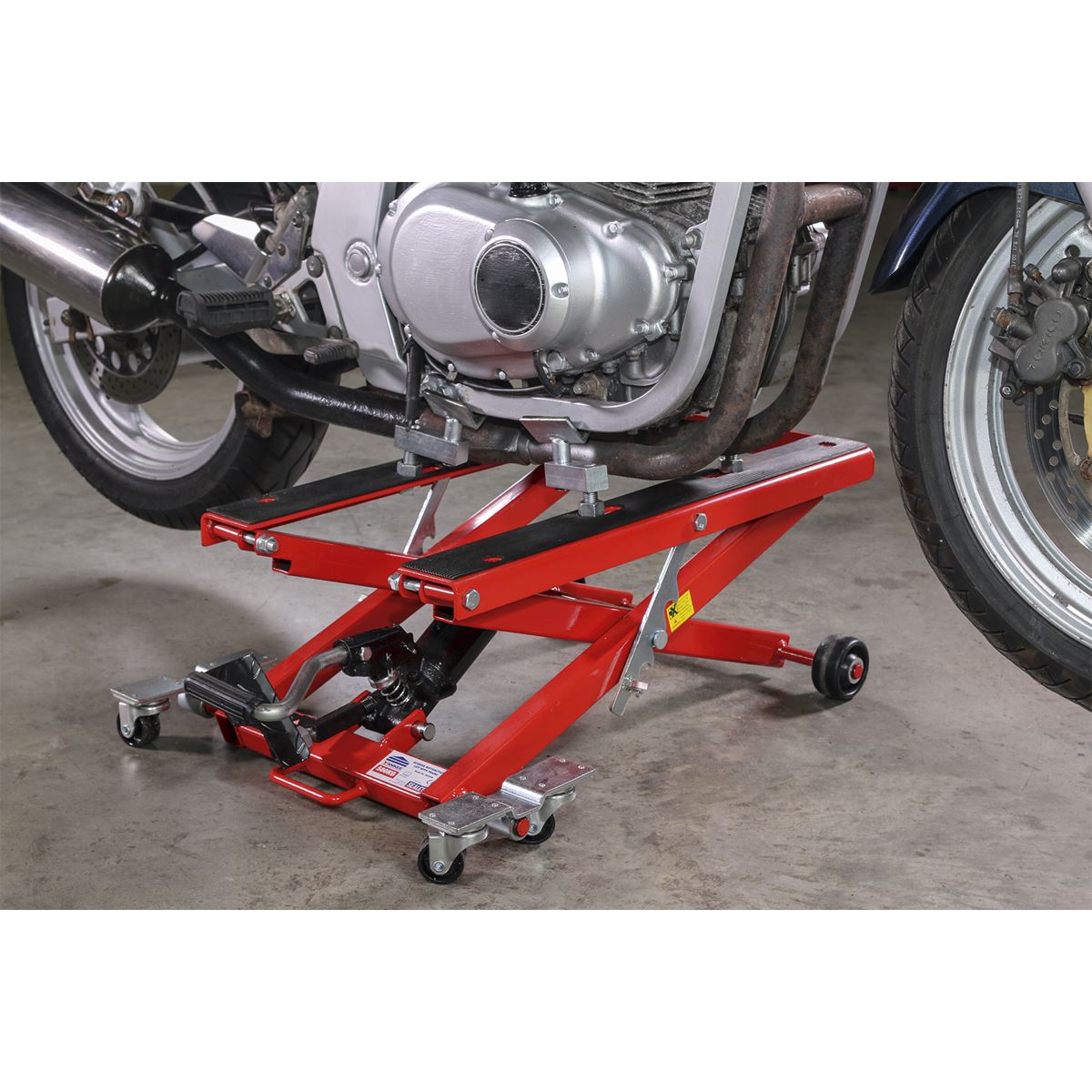 Sealey Hydraulic Motorcycle & Quad Scissor Lift 500kg Capacity