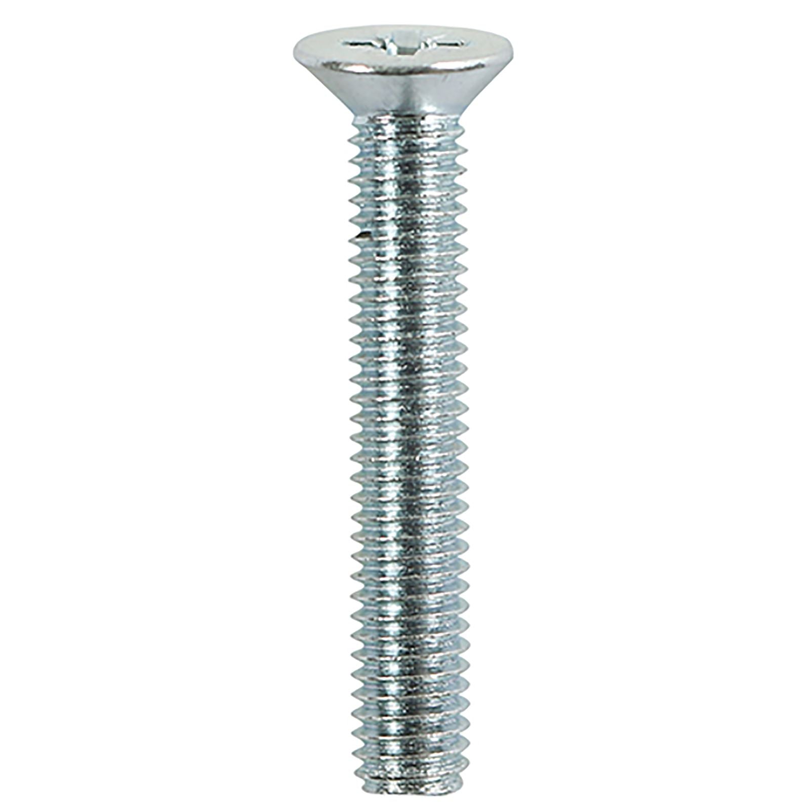 TIMCO Machine Screws Metric Thread Pozi Countersunk Zinc M4 M5 M6 100 Box